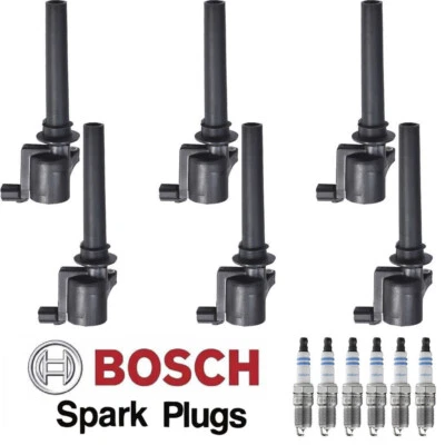 UF406 MK Ignition Coil & Bosch Double Iridium Spark Plug For Mazda Tribute 3.0L - Image 1 of 4