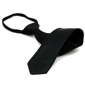 Boys Classic  Zipper Necktie Neck Tie for Wedding Prom School Children Bowknot