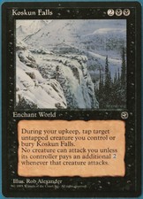 Koskun Falls Homelands NM Black Rare MAGIC GATHERING CARD (ID# 214772) ABUGames
