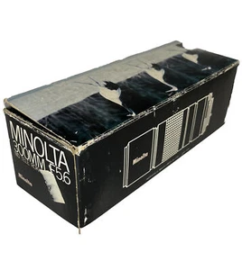 Vintage Minolta 300mm F5.6 MD TELE ROKKOR Camera Lens BOX ONLY Collectors Black - Picture 1 of 10