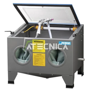 Sabbiatrice da banco FERVI 0580 cabina per sabbiatura con misura 630x510mm - Foto 1 di 3
