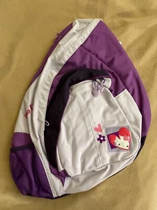 Vintage 2005 Hello Kitty Sanrio Purple Sling Bag Backpack NWT - Picture 1 of 3