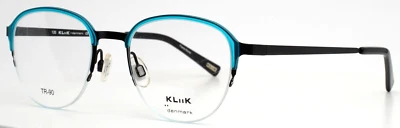 Gafas pequeñas redondas negras Ocean para mujer KLiiK 642 M201 47-19-135 B:40 Foto 1 de 4