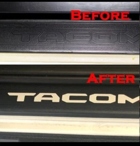 Juego de 4 puertas superpuestas de calcomanías de vinilo para umbral de puerta Tacoma 2016 - 2023 - Imagen 1 de 26