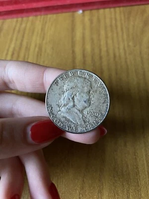 STATI UNITI FRANKLIN HALF DOLLAR MEZZO DOLLARO 1950 ARGENTO - Immagine 1 di 2