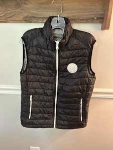 Michael Kors Puffer Gilet Men’s Small Black Vest - Picture 1 of 7