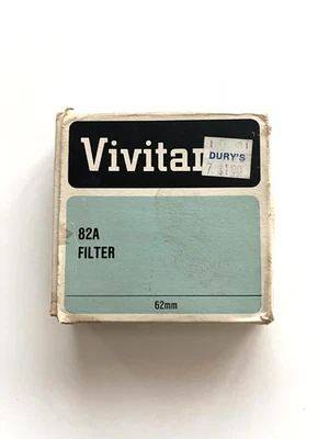 Vivitar 62mm Filter Color Correction 82A - Image 1 of 3