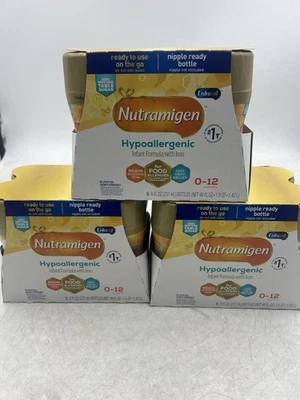 Fórmula infantil hipoalergénica Nutramigen paquete de 3 6 botellas por paquete Foto 1 de 2