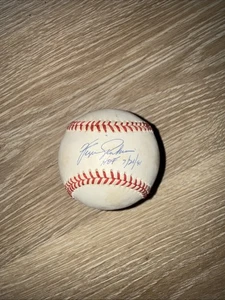 Fergie Jenkins Autograph Baseball HOF 7-21-91 Signed MLB Chicago Cubs - Picture 1 of 2