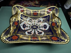 Royal Crown Derby Old Imari Solid Gold Band Basket 1919 –Excellent Condition - Picture 1 of 14
