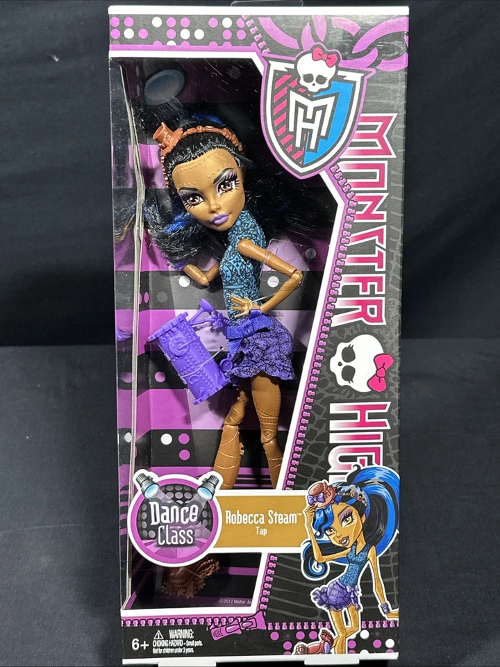 Mattel 2012 Monster High Dance Class Robecca Steam Fashion Doll Y0432 NRFB