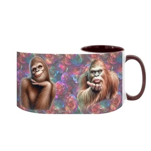 Sarcastic Sasquatch, Bigfoot, große 15 Unzen Keramik, Kaffeebecher - Tasse personalisieren - Bild 1 von 16