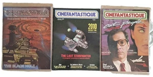 Vintage Cinefantastique Magazine Lot THE BLACK HOLE CAT PEOPLE LAST STARDFIGHTER - Bild 1 von 4