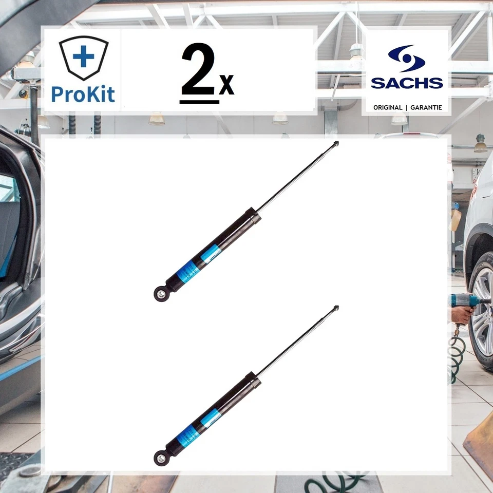 2x ORIGINAL® Sachs Stoßdämpfer Hinten für Renault Clio III Modus / Grand - Bild 1 von 4