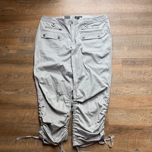 Pantalon capri court femme INC International Concepts taille 18W gris neuf avec étiquette - Photo 1/11