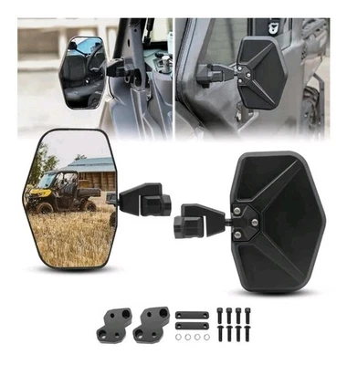 Espejos retrovisores laterales para Can Am Defender HD5 HD8 HD10 MAX 2016-2025 accesorios,... Foto 1 de 4