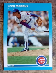 Actualización Fleer 1987 Greg Maddux #U-68 RC novato/casi nuevo-como nuevo - Imagen 1 de 2