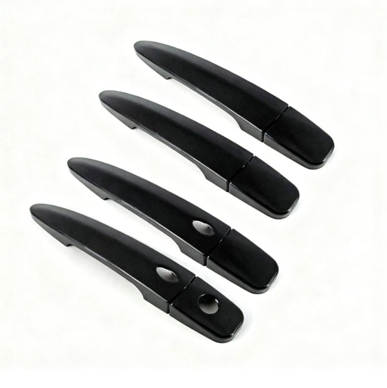 Para 2011-2025 Nissan Leaf Hatch preto brilhante lateral inteligente tampa de maçaneta de porta acabamento - Imagem 1 de 4