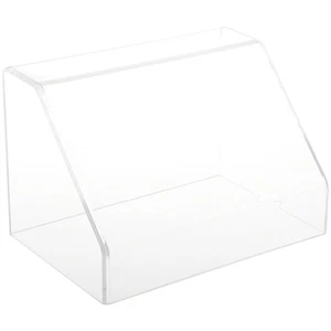 Plymor Clear Acrylic Slanted Front Display Case with No Base, 9" W x 6" D x 6" H - Picture 1 of 1