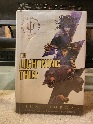 The Lightning Thief — Rick Riordan (Hardcover) First Edition/Print! 1st/1st Poor - Image 1 of 4