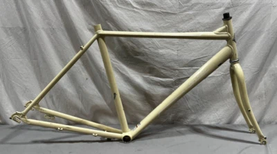 2010 Gary Fisher Simple City 54cm C-T Aluminum Bike Frame Steel Fork Beige - Image 1 of 4