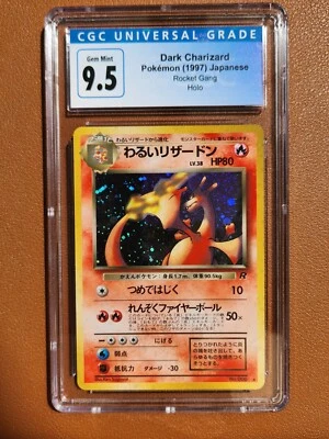 Dark Charizard Holo Pokemon Card Japanese Rocket #6 GEM MINT CGC 9.5 1997 - Image 1 of 3
