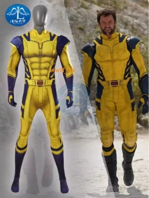 Deadpool 3 Росомаха Косплей Custome Боди Комбинезоны Cos С Когтем Наряд Мужской - Изображение 1 из 4