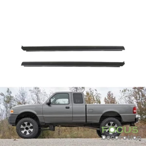 For Ford Ranger 1999-2011 2 x Black Window Seal Belt Weatherstrip Molding Trim - Picture 1 of 5