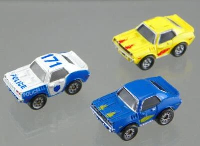Lote De Colección Años 80 Galoob Funrise Micro Máquinas Policía Amarillo Plymouth Barracuda Foto 1 de 4