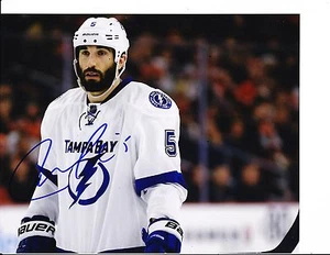 TAMPA BAY LIGHTNING JASON GARRISON FIRMATO FACEOFF 8X10 - Foto 1 di 1