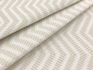 Thibaut Crypton Chevron Uphol Fabric- Matari Chevron / Almond 4.50 yd W80631 - Picture 1 of 6