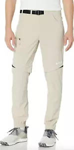 adidas TERREX Men's Utilitas Z.O.P. Zip Off Hiking Pants 'Beige' Size Medium - Picture 1 of 6