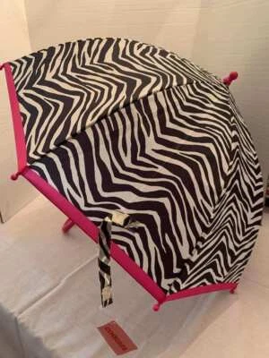 Gymboree Wild One черно-белый зебра полоски зонт новый с Ярлыками - Изображение 1 из 3