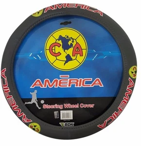 Club America Grey Vinyl Steering Wheel Cover New With Tags - Bild 1 von 2
