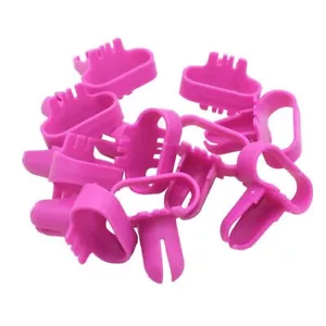 5pcs Balloon Knotting Tool Colorful Plastic Fastener Birthday Party Decorations - Picture 1 of 15