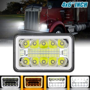 1 PIEZA 4x6" Faro LED Señal de giro para Chevrolet Monte Carlo 80-1988 El Camino - Imagen 1 de 12
