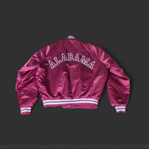 Vintage Chalk Line Satin Jacket University Of Alabama XL Rare - Picture 1 of 8