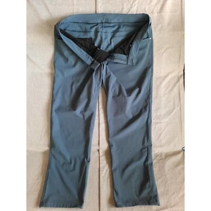 Lululemon Men 36 Performance Active With inside Pockets Teal Green ABC Pants - Picture 1 of 8
