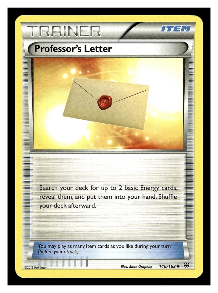 Pokemon XY Breakthrough Professor's Letter 146/162 - Image 1 of 1