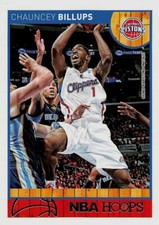 2013-14 Hoops Detroit Pistons Basketball Card #190 Chauncey Billups