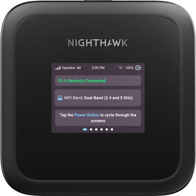 Netgear Nighthawk M3 WiFi 6, Mobile WLAN-Router, schwarz - Bild 1 von 4