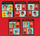 5 Lot - 1971 Topps Baseball Rookie Stars Cambria #27 Cleveland 216 Colbert #231