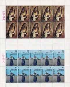 Kosovo Mi. 574-75 hoja pequeña ** MNH Europa-Cept 2022 historias y mitos - Imagen 1 de 1
