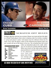 1994  Collector's Choice #NNO Ryne Sandberg / Ozzie Smith EX Cubs/Cardinals