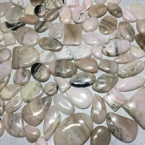 Natural Mangano Calcite Loose Gemstone For Earrings Supply Cabochon - Picture 1 of 5