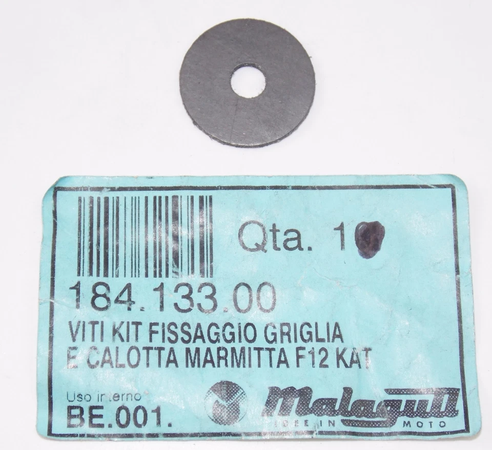 OEM MALAGUTI F12 F15 EXHAUST SHIELD HEAT WASHER 20m HOLE DIAMATER=5mm 184.133.00 - Image 1 of 1