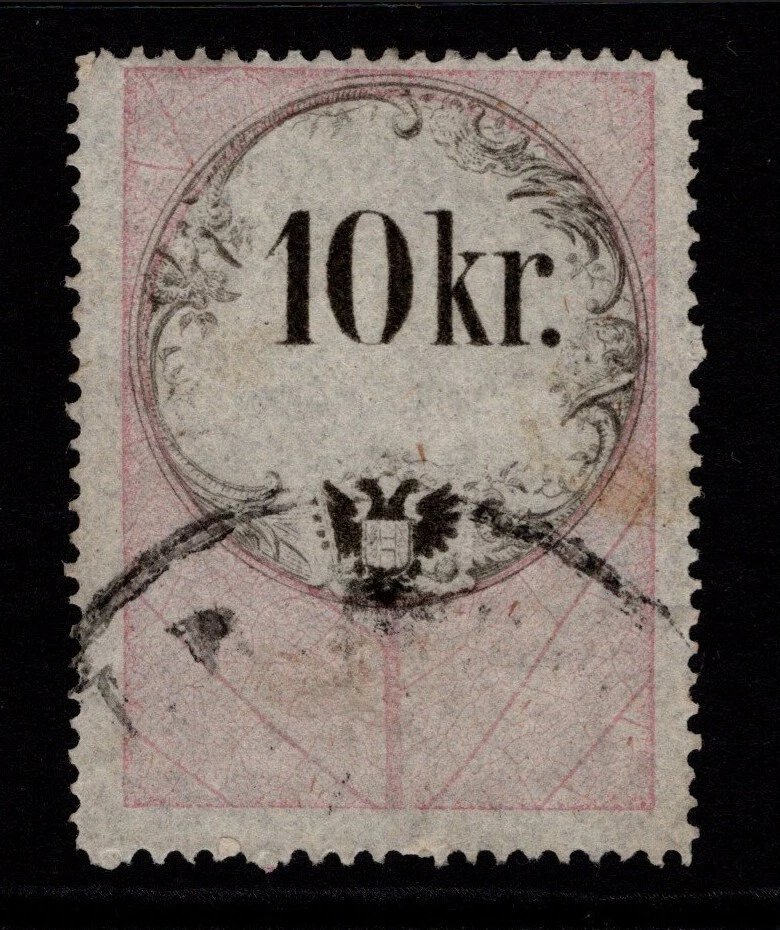 Papel Blanco Lombardía Venetia 10k Rosa Usado Perf 15 - S36149 Foto 1 de 1