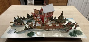 RONCO PRESENTS A CHRISTMAS  PRESENT LP RECORD w/ POP UP CHRISTMAS SCENE VINYL EX - Picture 1 of 3