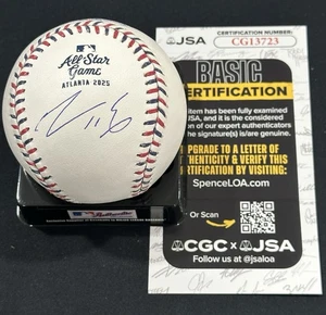 Maikel Garcia Firmado 2025 Juego de Estrellas Béisbol Autografiado Auto Reales Certificado de Autenticidad JSA - Imagen 1 de 2