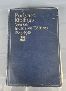 Rudyard Kiplings Verse Inclusive Edition 1885 1918 HC Book 1919 Edition - Picture 1 of 21
